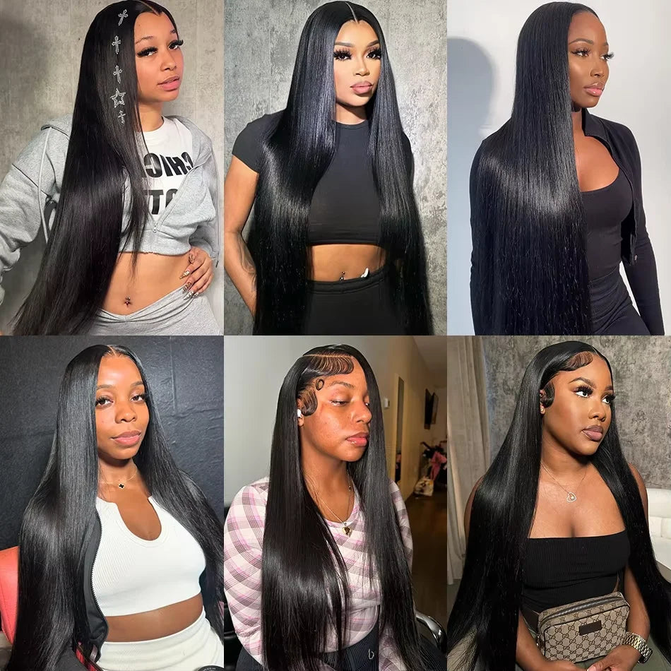 250Density 30 Inch Glueless Wigs Human Hair 13x6 HD Lace