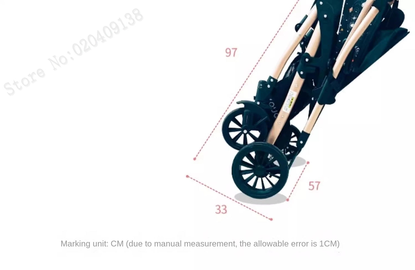 Twins Newborn 0-4 Years Old Baby Stroller Can Sit Lie Down