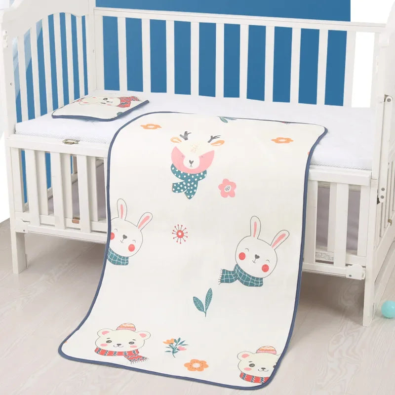 100x56cm Baby Summer Bedding Cool Mat Portable Set
