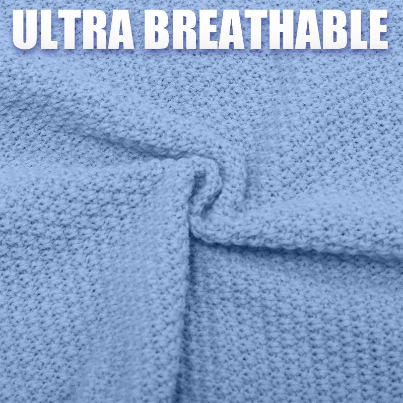 Premium Organic Cotton Baby Blanket Custom Embroidery Gift Set