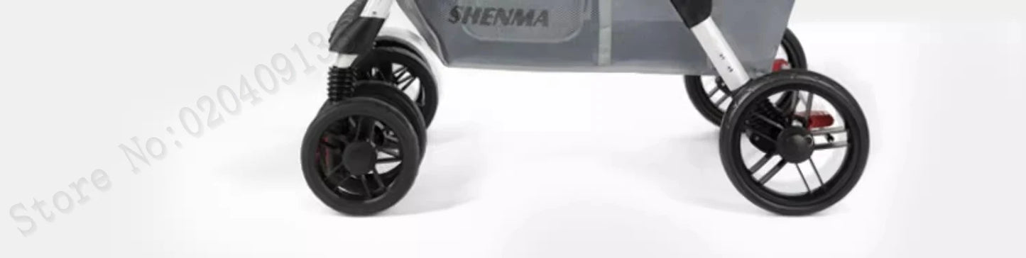 Twins Baby Stroller Can Sit And Lie Down Folding Lightweight