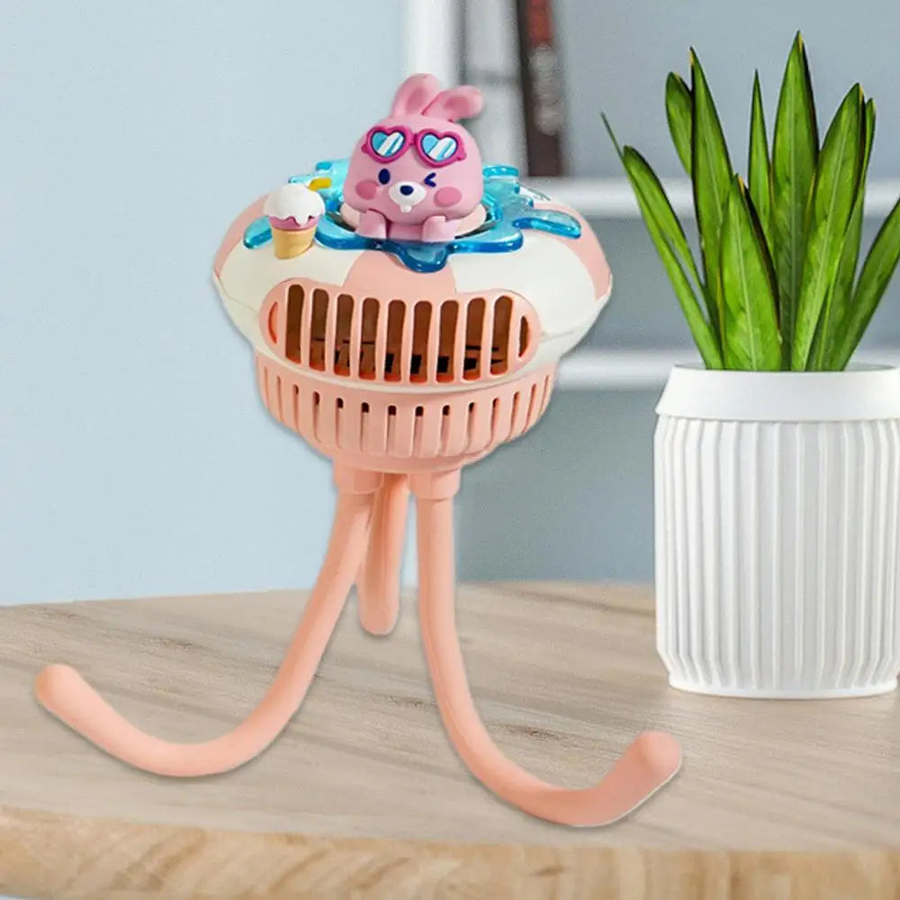 Baby Fan For Stroller And Car Seat 3 Speed Clip On Quiet Pram Cooling Accessory For Toddler Outdoor Use