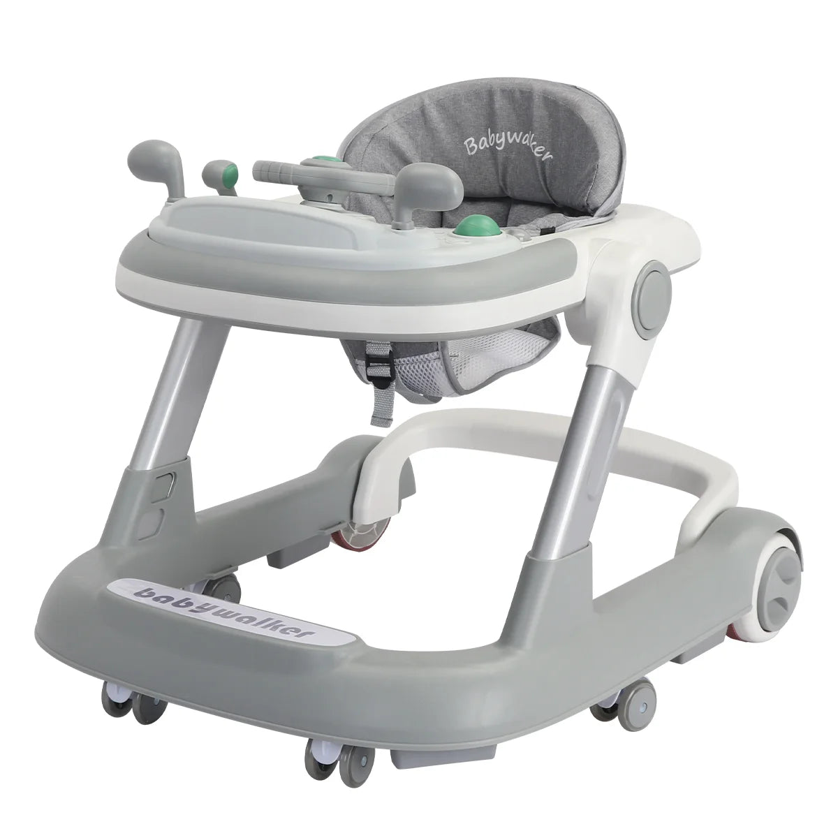 UBRAVOO Push Walker with Detachable Feeding and Music Trays