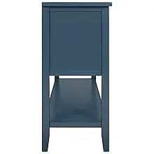 Console Table Sideboard Sofa Entryway Side Table Furniture with Six Drawers and Bottom Shelf for Living Room Home Decor