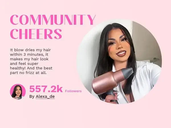 Wavytalk Professional Ionic Hair Dryer with Diffuser 1200W