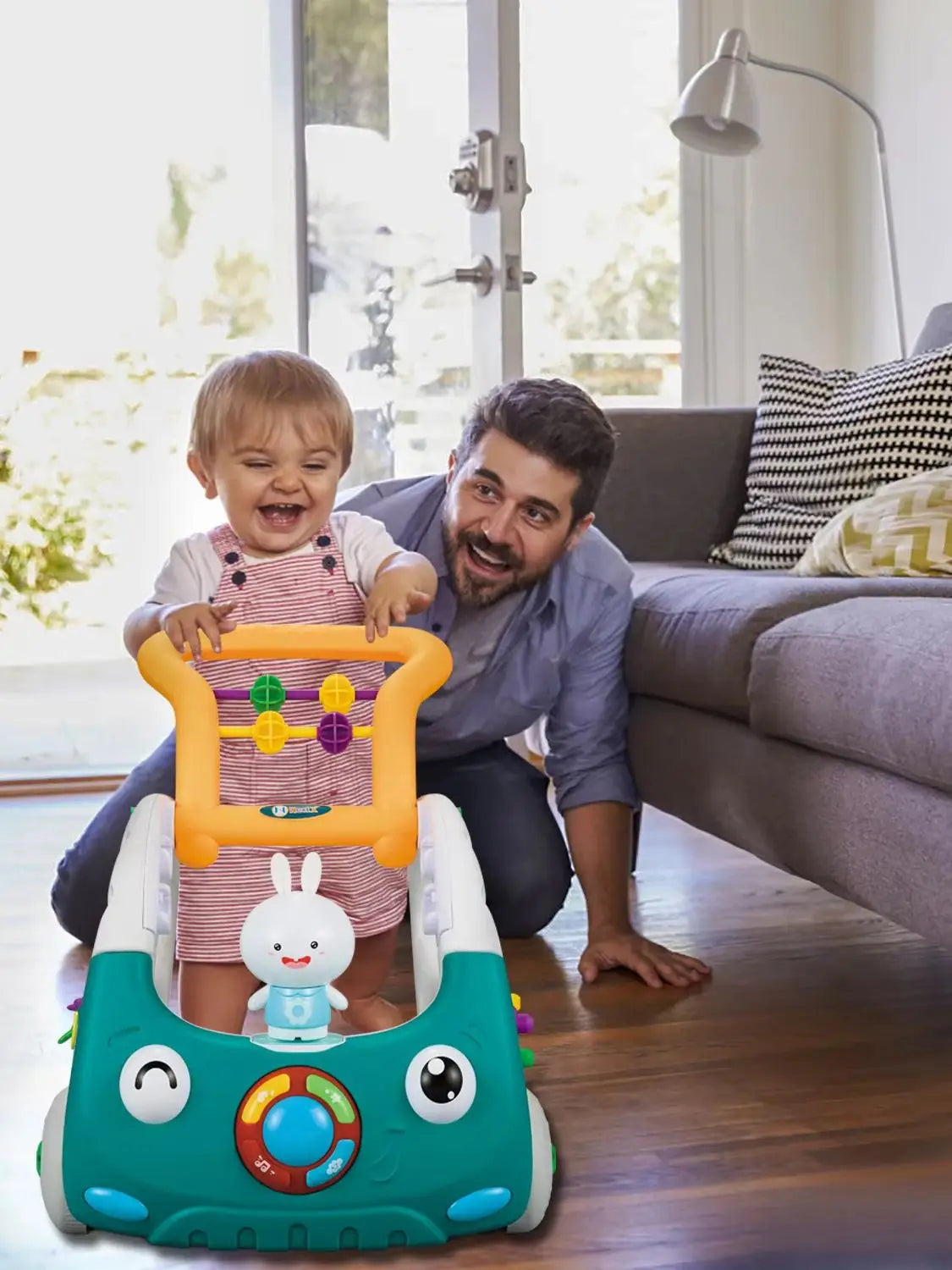 Educiro 4 In 1 Baby Walker for Boys and Girls Sit to Stand Learning Walker Baby Push Walker Learning Push Toys for Baby