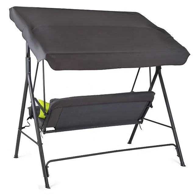 High Quality Outdoor Double Seat Garden Furniture Rattan Patio Swing Hanging Egg Chair with Stand