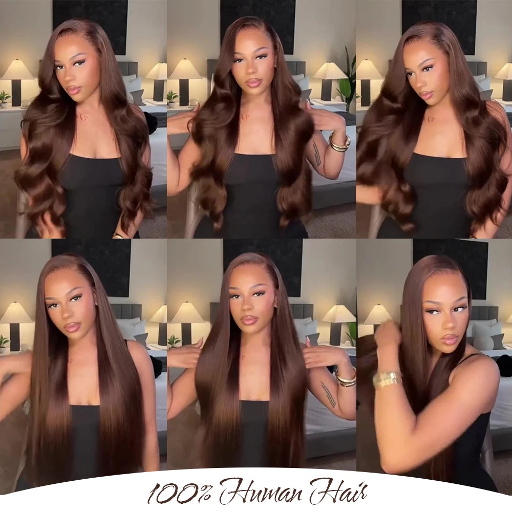 10A Brazilian Body Wave Bundles with 4x4 Lace Closure Brown Blonde Human Hair Remy 3/4 Bundles