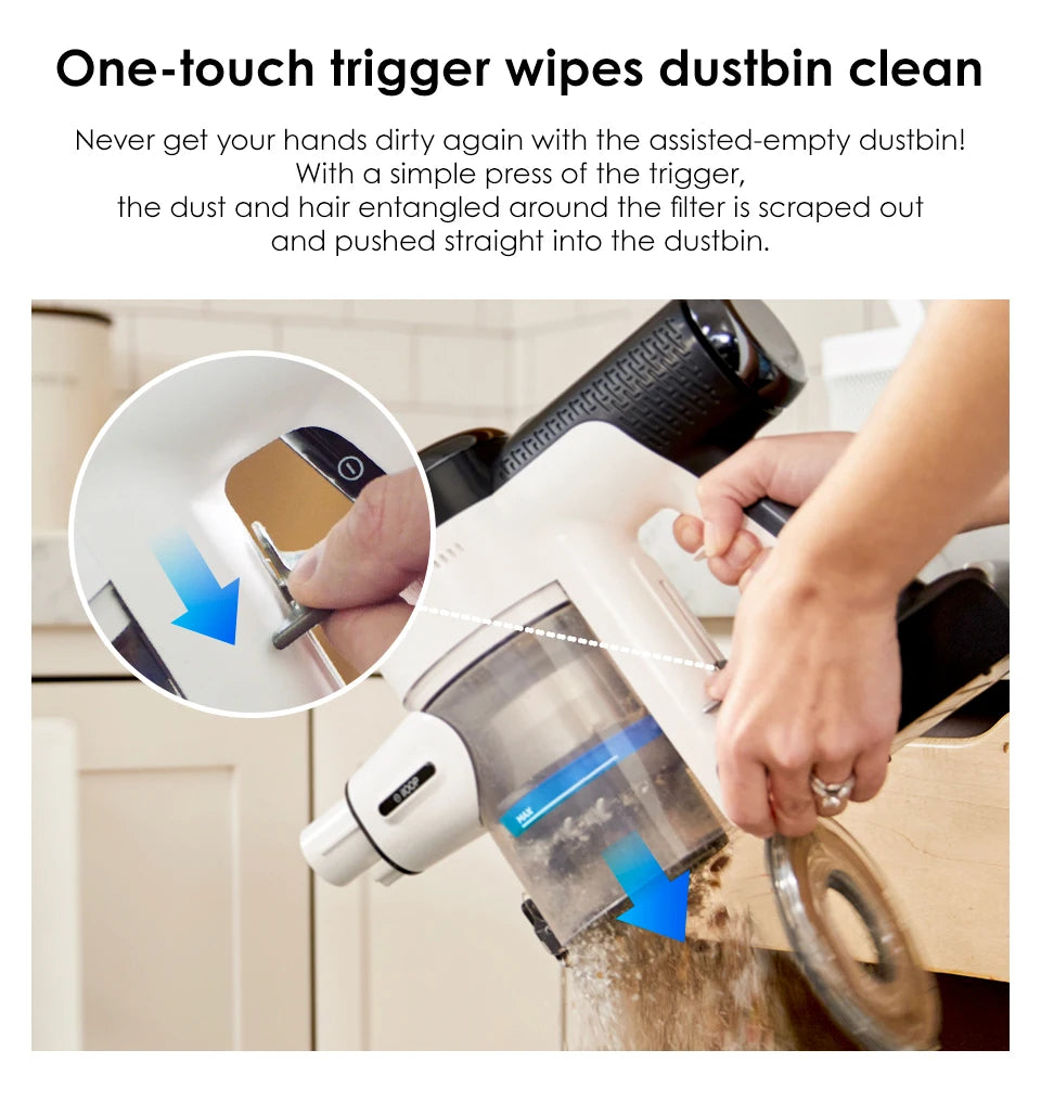 Tineco Pure One S15 Ess Smart Cordless Vacuum Cleaner Stick Brush Deep Clean Hard Floor Carpets Pet Hair Clean LED Light