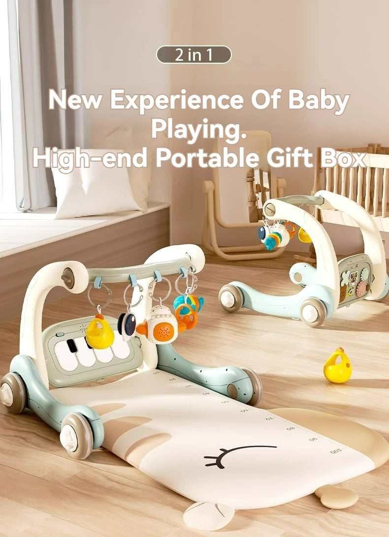 4 In 1 Newborn Baby Walker Fitness Frame With Music Light