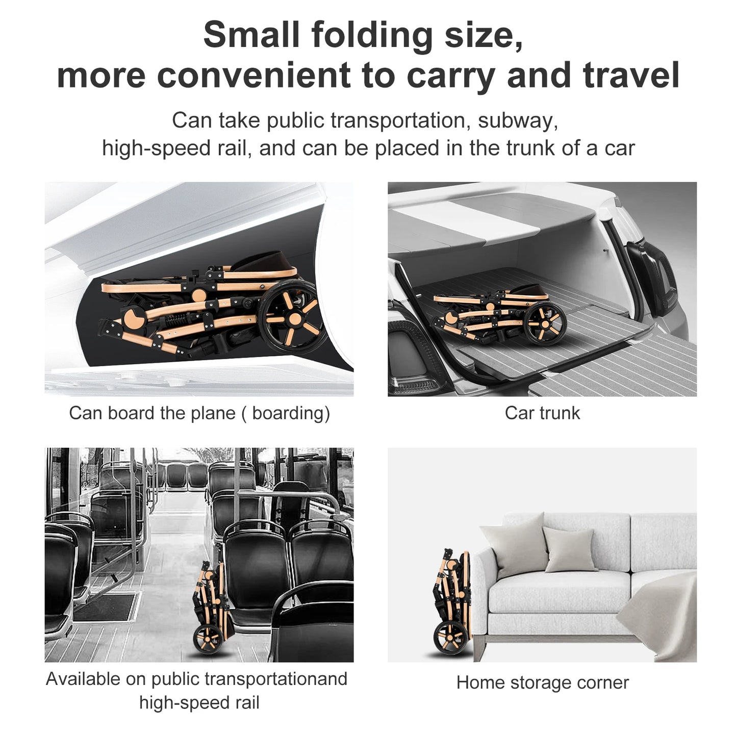 High Quality Newborn Lightweight Baby Stroller 3 in 1 ISOfix